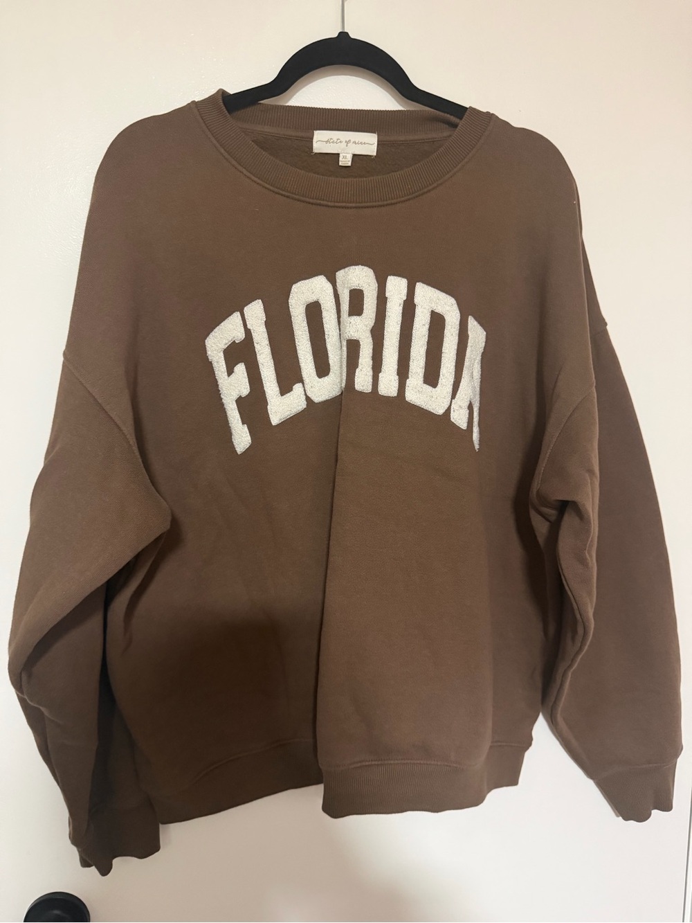 Brown 'Florida' Crewneck Sweatshirt